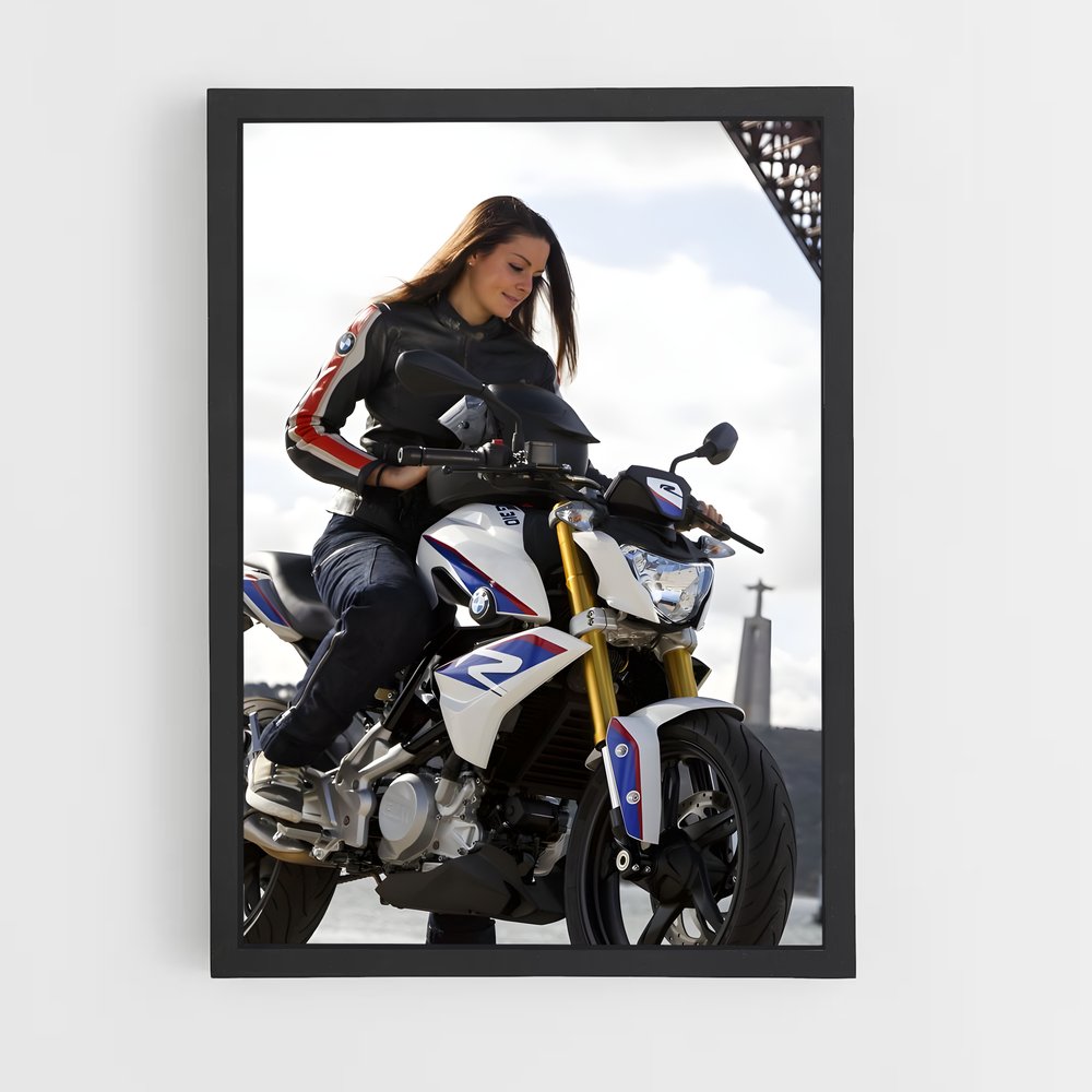 Poster Moto et Liberté – affiche BMW Motorrad (vue 2)
